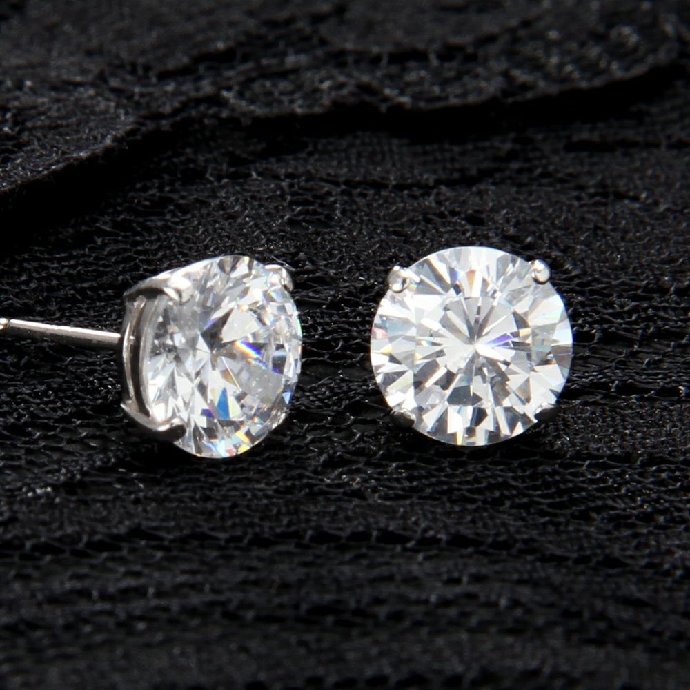 1.25カラット 一粒 ピアス ホワイトゴールド K14 WG | ニューヨーク