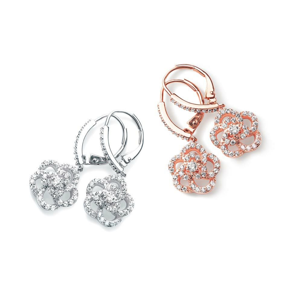 10%OFF】ローズ 揺れるピアス | ニューヨークからの贈り物